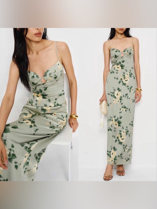 Reformation Dresses & Skirts - Reformation Sathia Satin Dress NEW NWT